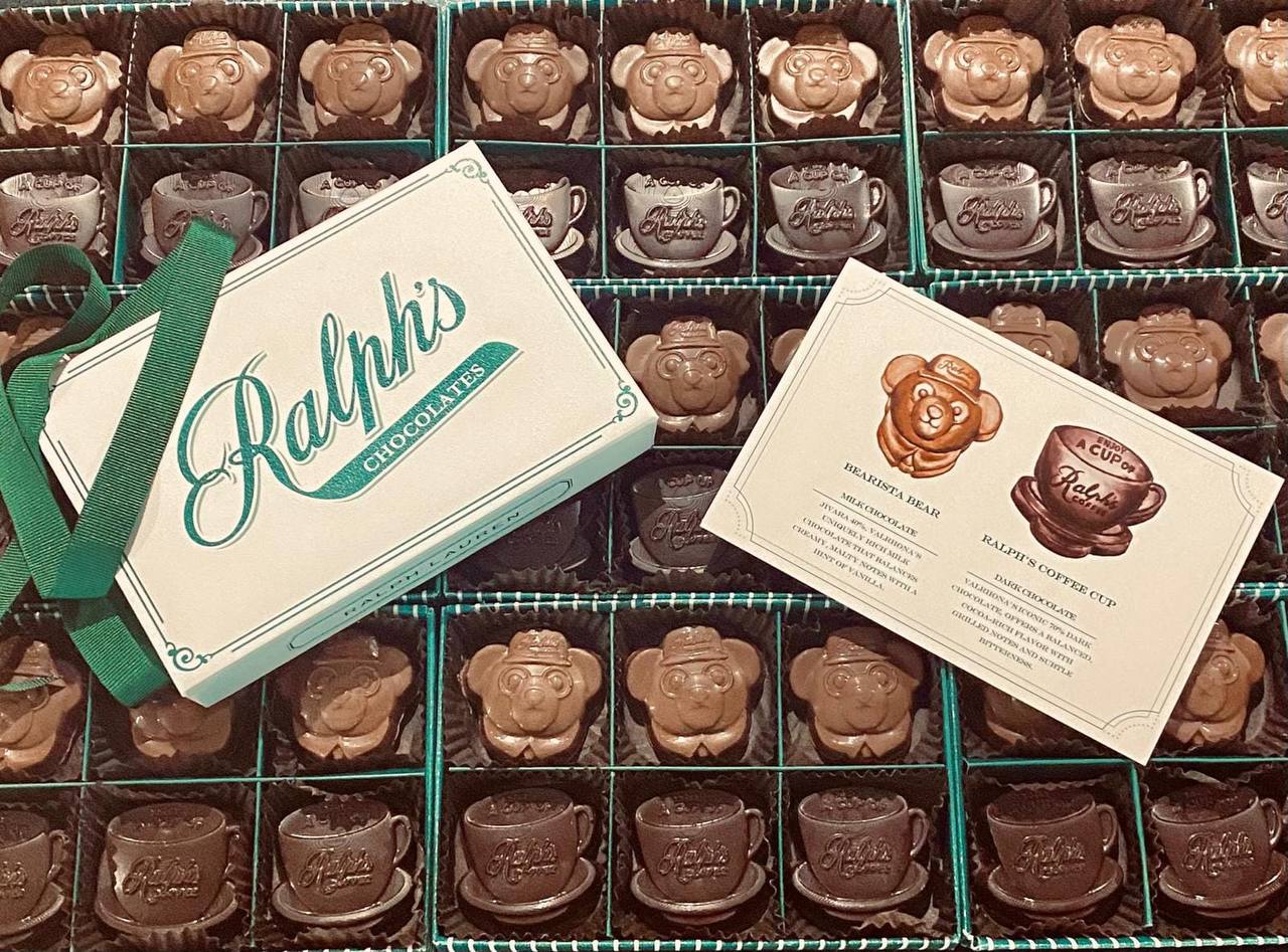 Ralph's illustrated box and artisan chocolates